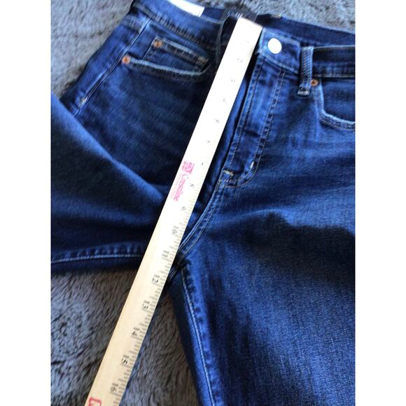 NWT Gap Women's Denim True Skinny High Rise Jeans Dark Wash Blue Size 30/10R - Picture 8 of 11